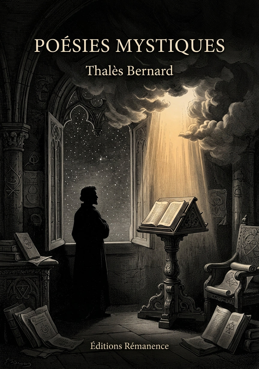 Livre Poésies mystiques par Thalès Bernard - Couverture - Editions Remanence