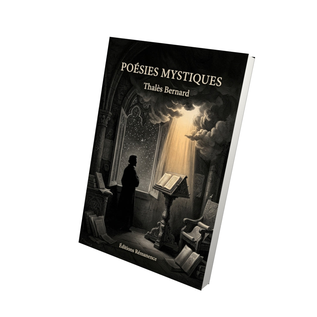 Livre Poésies mystiques par Thalès Bernard - Vue 3D - Editions Remanence