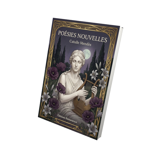 Livre Poésies nouvelles par Amable Tastu - Vue 3D - Editions Remanence