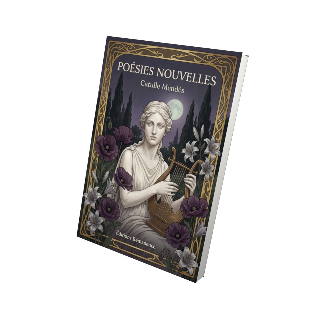 Livre Poésies nouvelles par Jean Reboul - Vue 3D - Editions Remanence