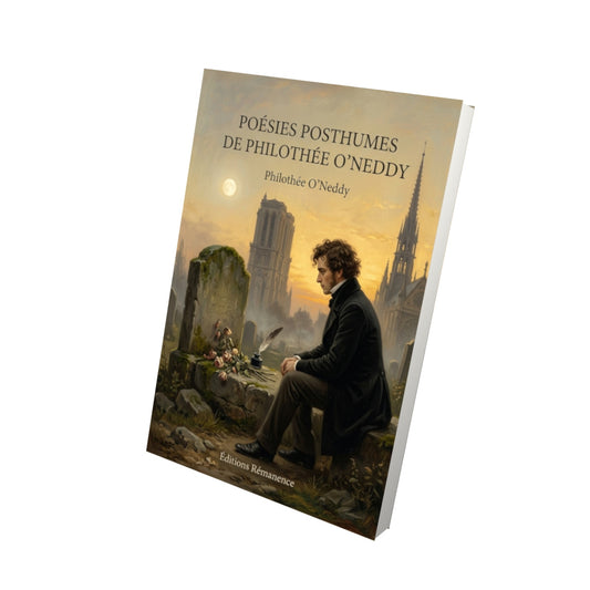 Livre Poésies posthumes de Philothée O’Neddy par Philothée O’Neddy - Vue 3D - Editions Remanence