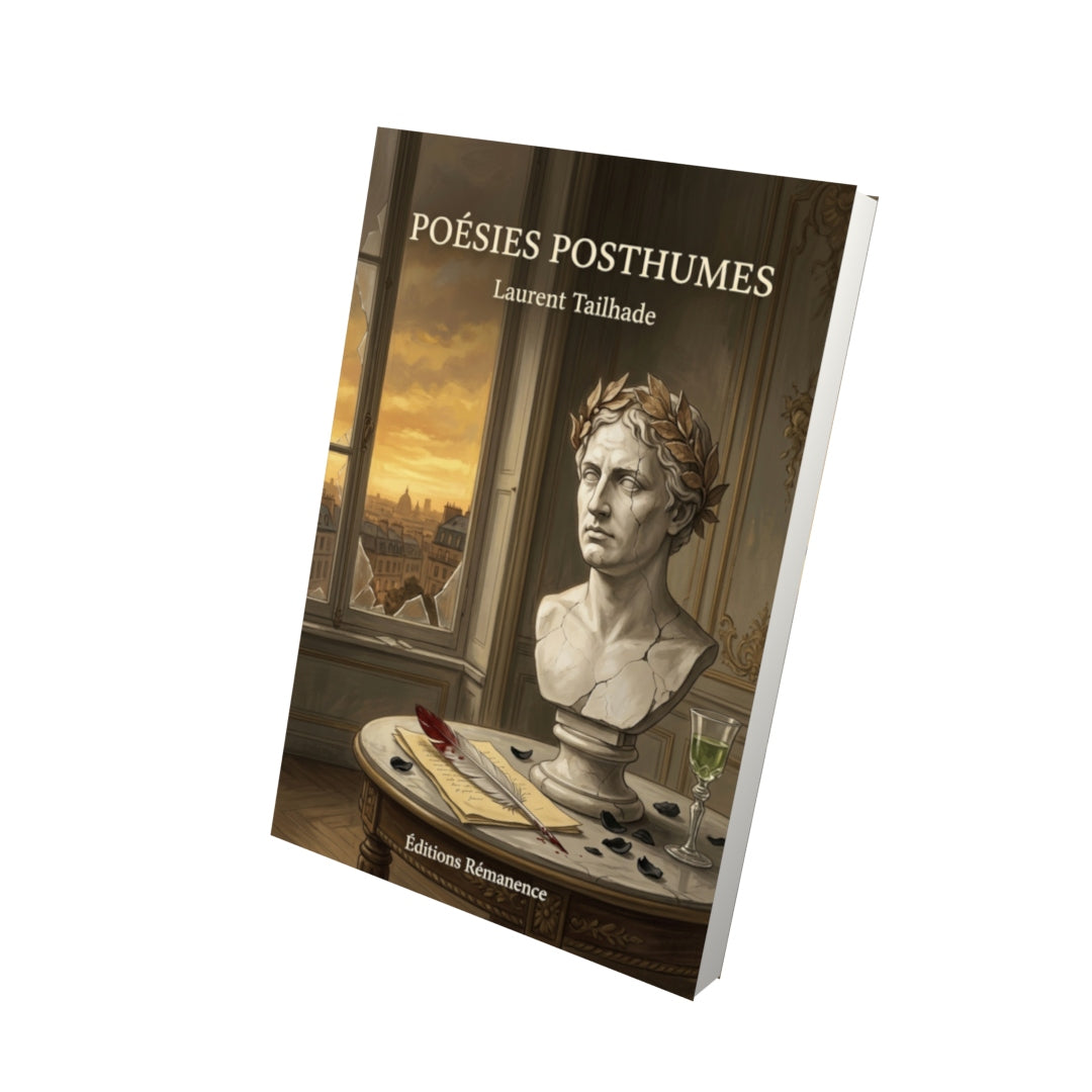 Livre Poésies Posthumes par Laurent Tailhade - Vue 3D - Editions Remanence