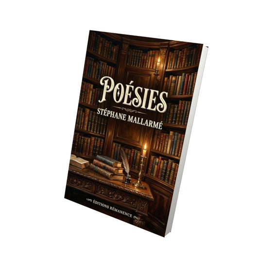 Livre Poésies – Stéphane Mallarmé - Vue 3D - Editions Remanence