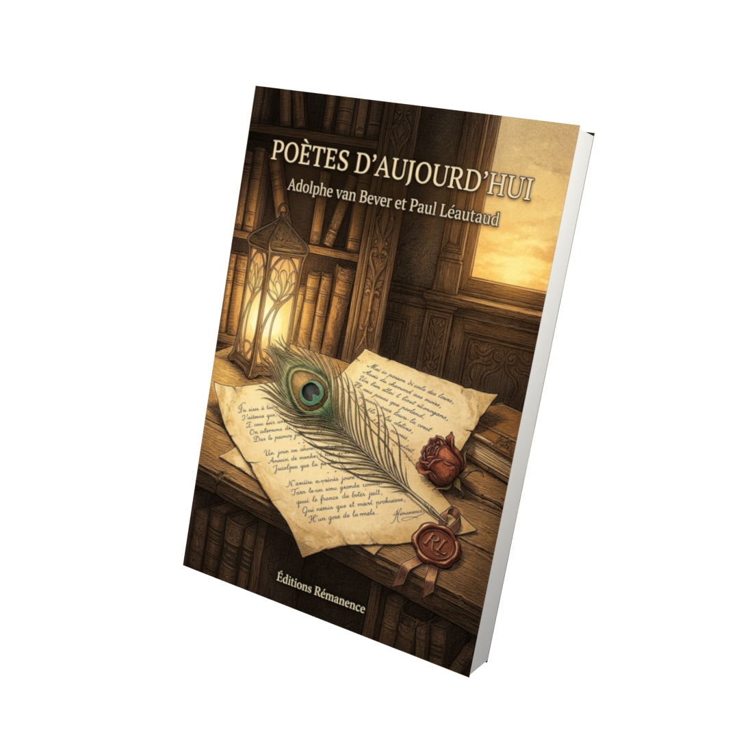 Livre Poètes d’aujourd’hui par Adolphe van Bever et Paul Léautaud - Vue 3D - Editions Remanence