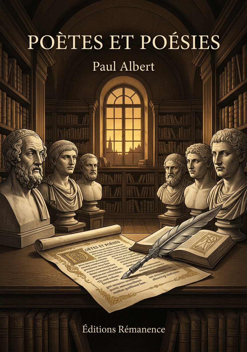 Livre Poètes et Poésies par Paul Albert - Couverture - Editions Remanence