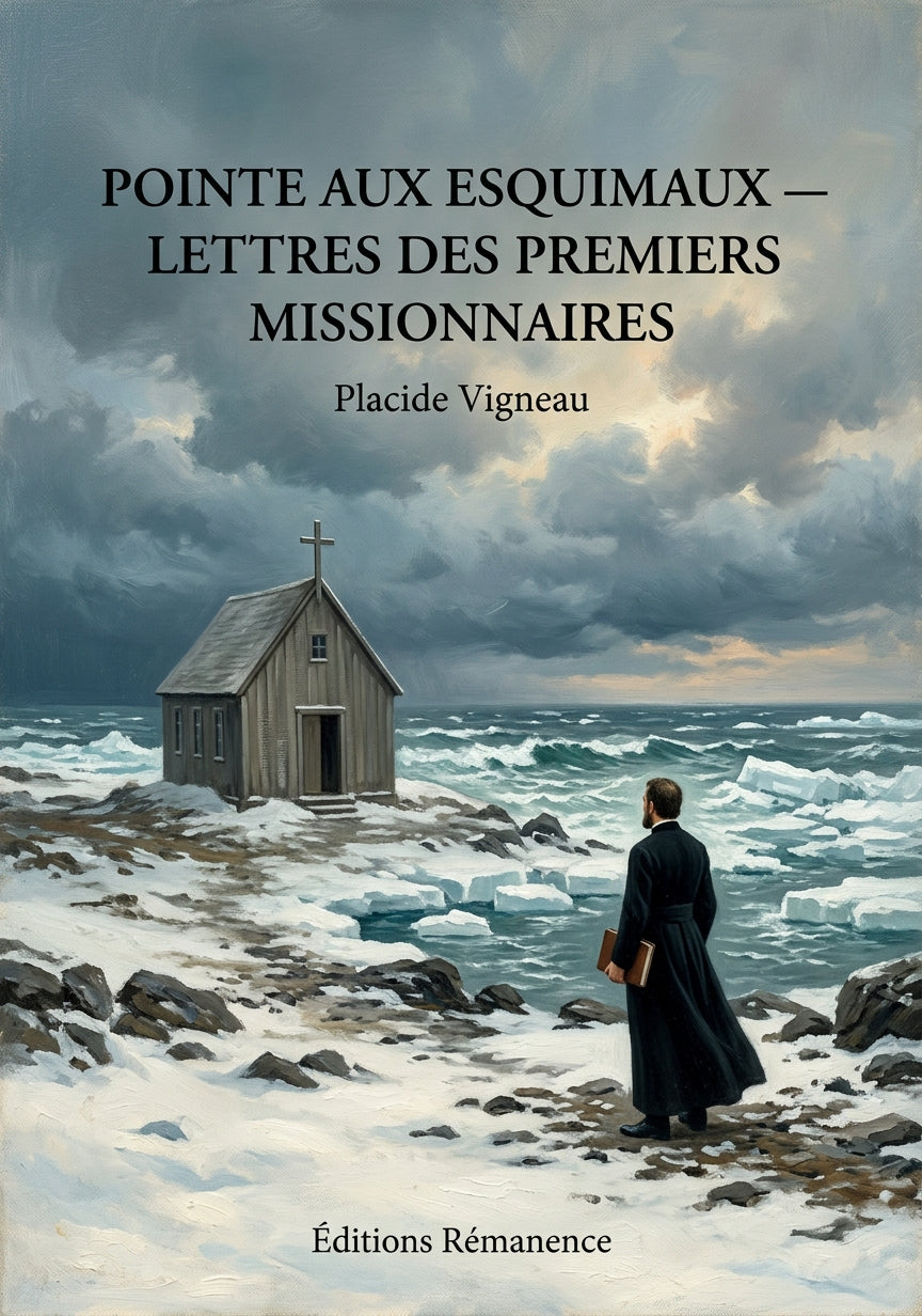 Livre Pointe aux Esquimaux — Lettres des premiers missionnaires par Placide Vigneau - Couverture - Editions Remanence