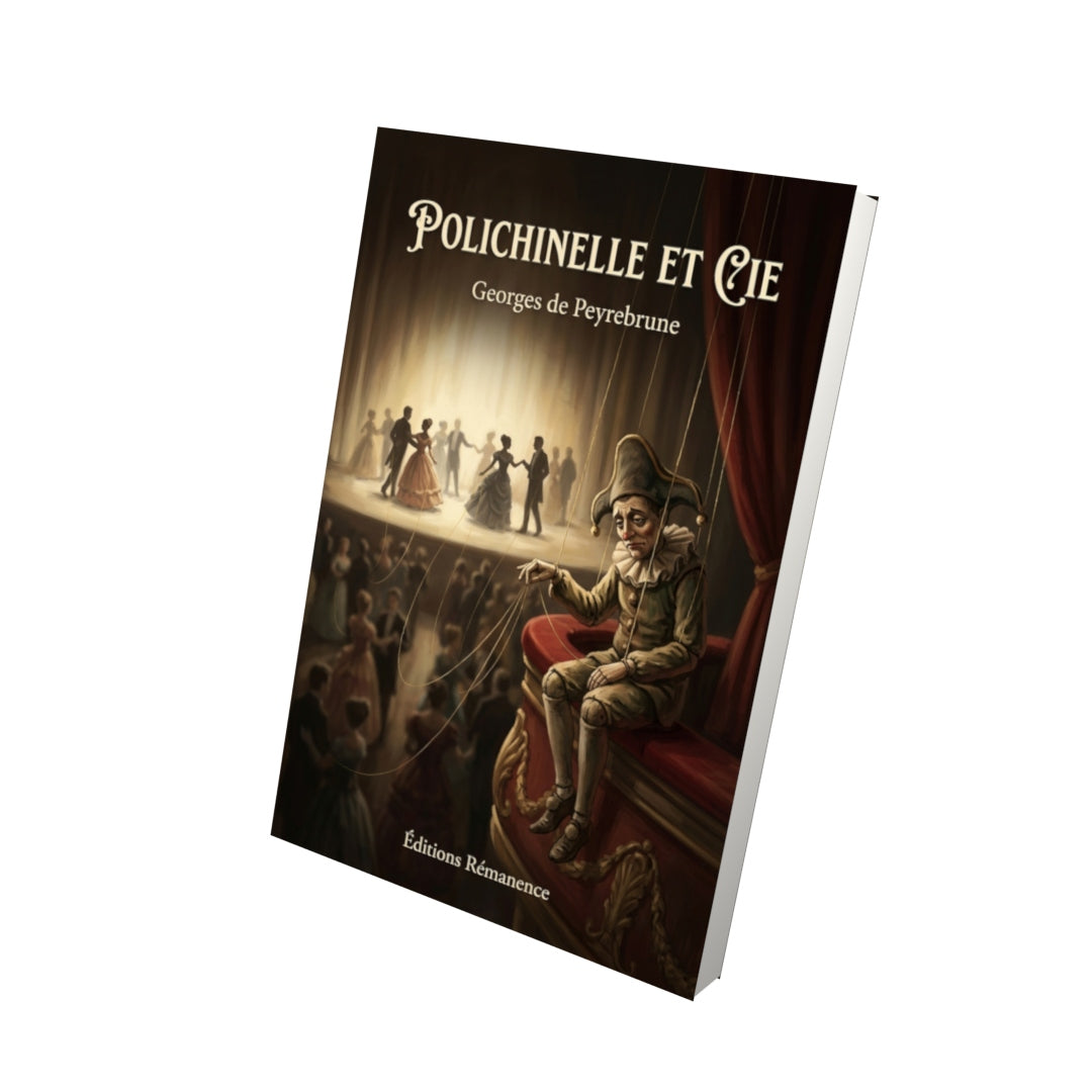 Livre Polichinelle et Cie par Georges de Peyrebrune - Vue 3D - Editions Remanence