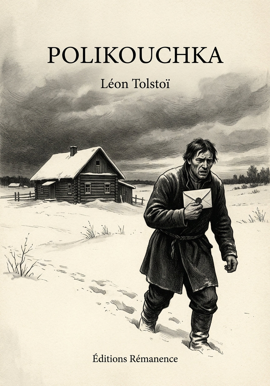 Livre Polikouchka par Léon Tolstoï - Couverture - Editions Remanence