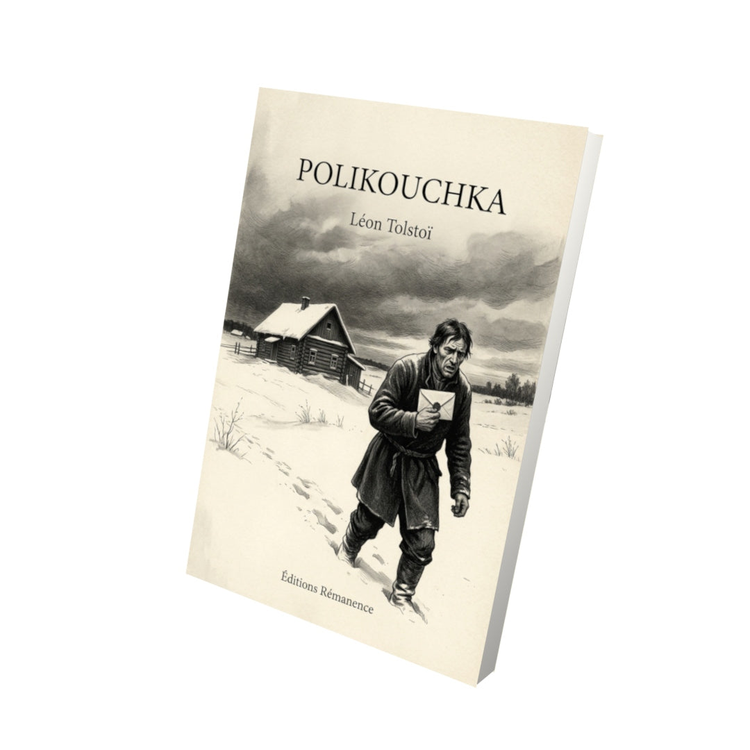 Livre Polikouchka par Léon Tolstoï - Vue 3D - Editions Remanence