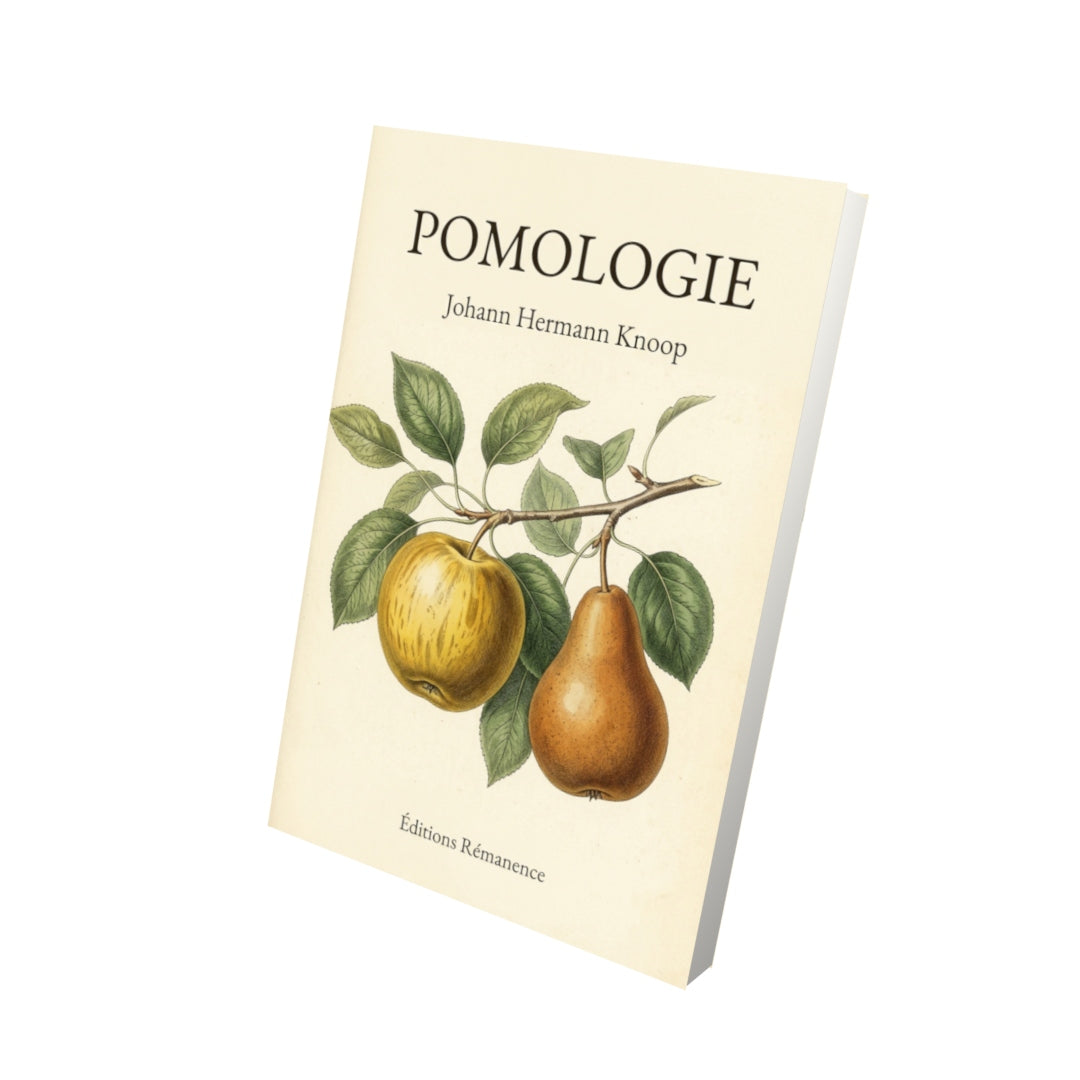 Livre Pomologie par Johann Hermann Knoop - Vue 3D - Editions Remanence