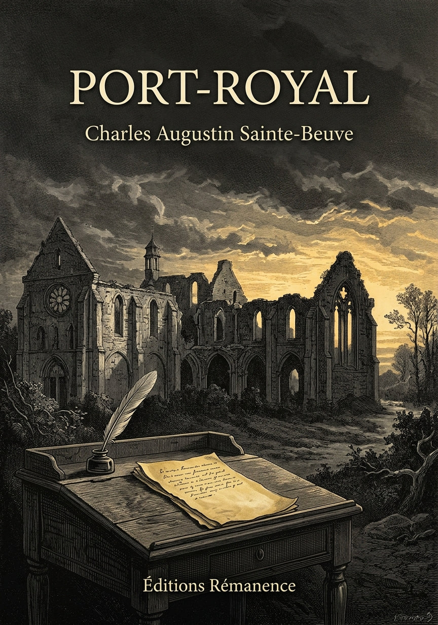 Livre Port-Royal par Anatole de Montaiglon - Couverture - Editions Remanence
