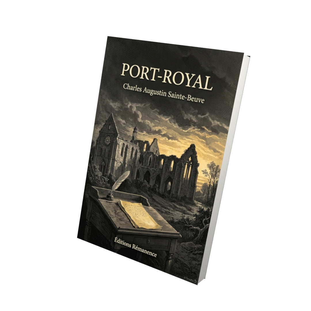 Livre Port-Royal par Charles Augustin Sainte-Beuve - Vue 3D - Editions Remanence