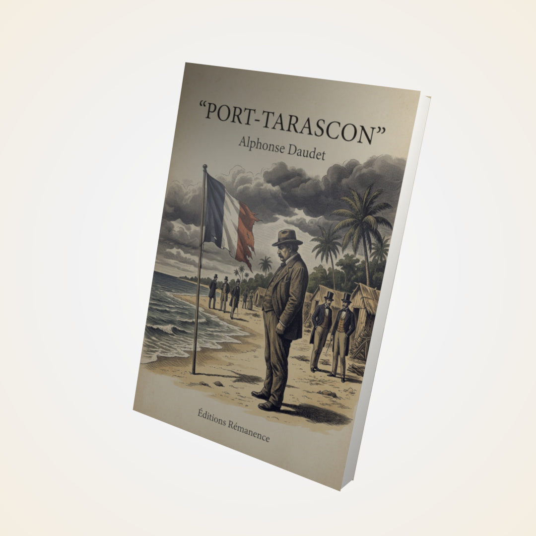Livre Port-Tarascon - Alphonse Daudet - Couverture 3D