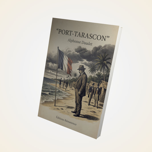 Livre Port-Tarascon - Alphonse Daudet - Couverture 3D