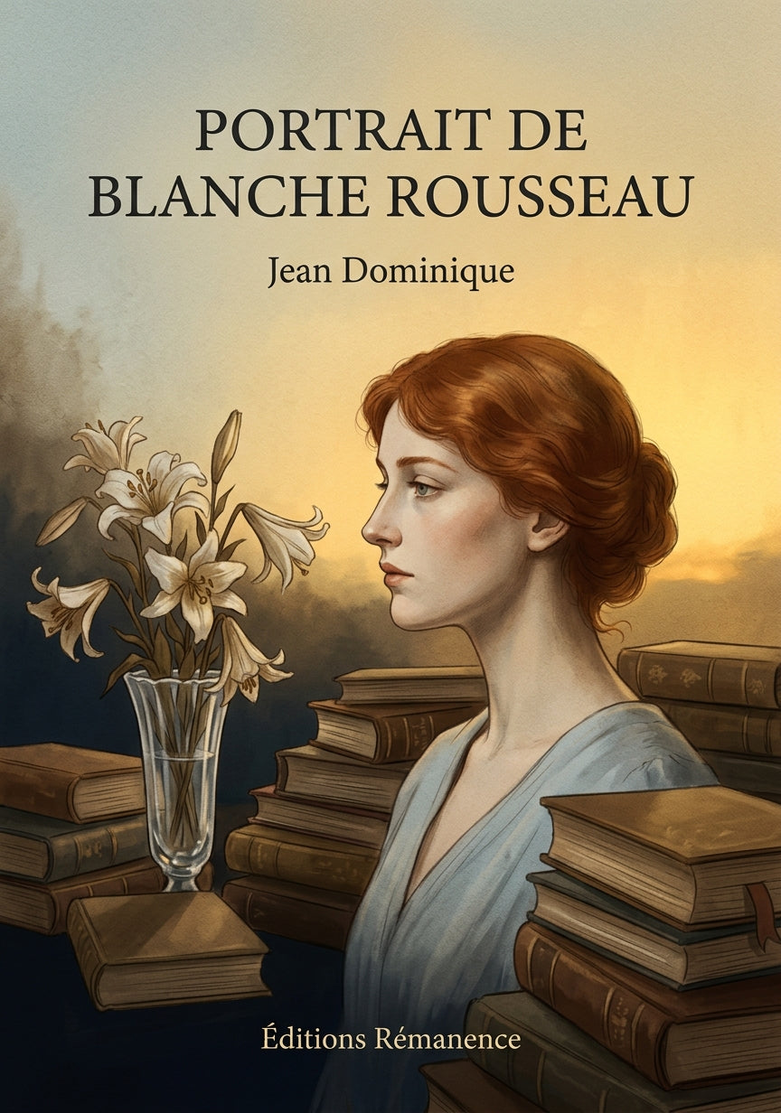 Livre Portrait de Blanche Rousseau par Jean Dominique - Couverture - Editions Remanence