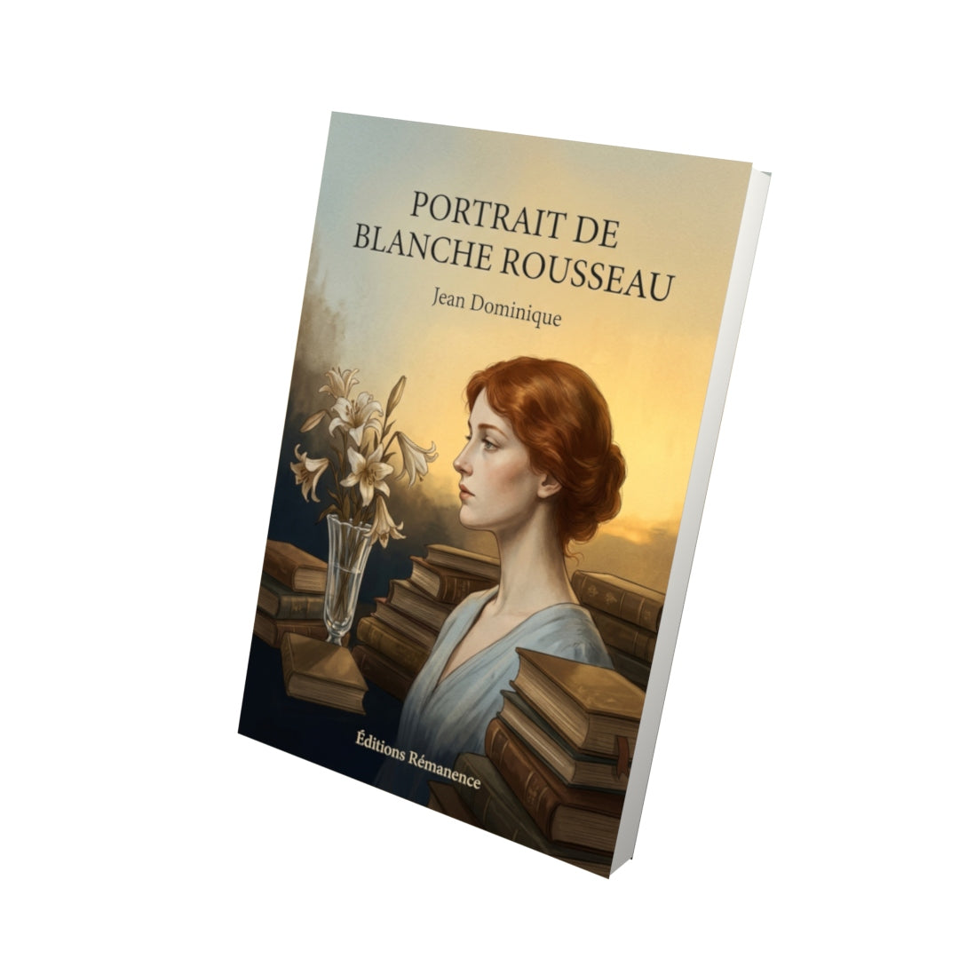 Livre Portrait de Blanche Rousseau par Jean Dominique - Vue 3D - Editions Remanence
