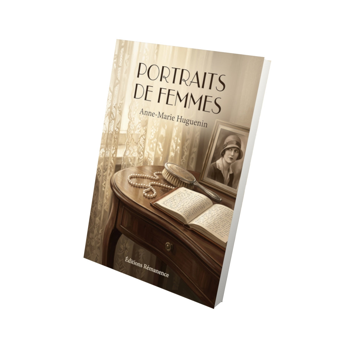 Livre Portraits de femmes par Anne-Marie Huguenin - Vue 3D - Editions Remanence