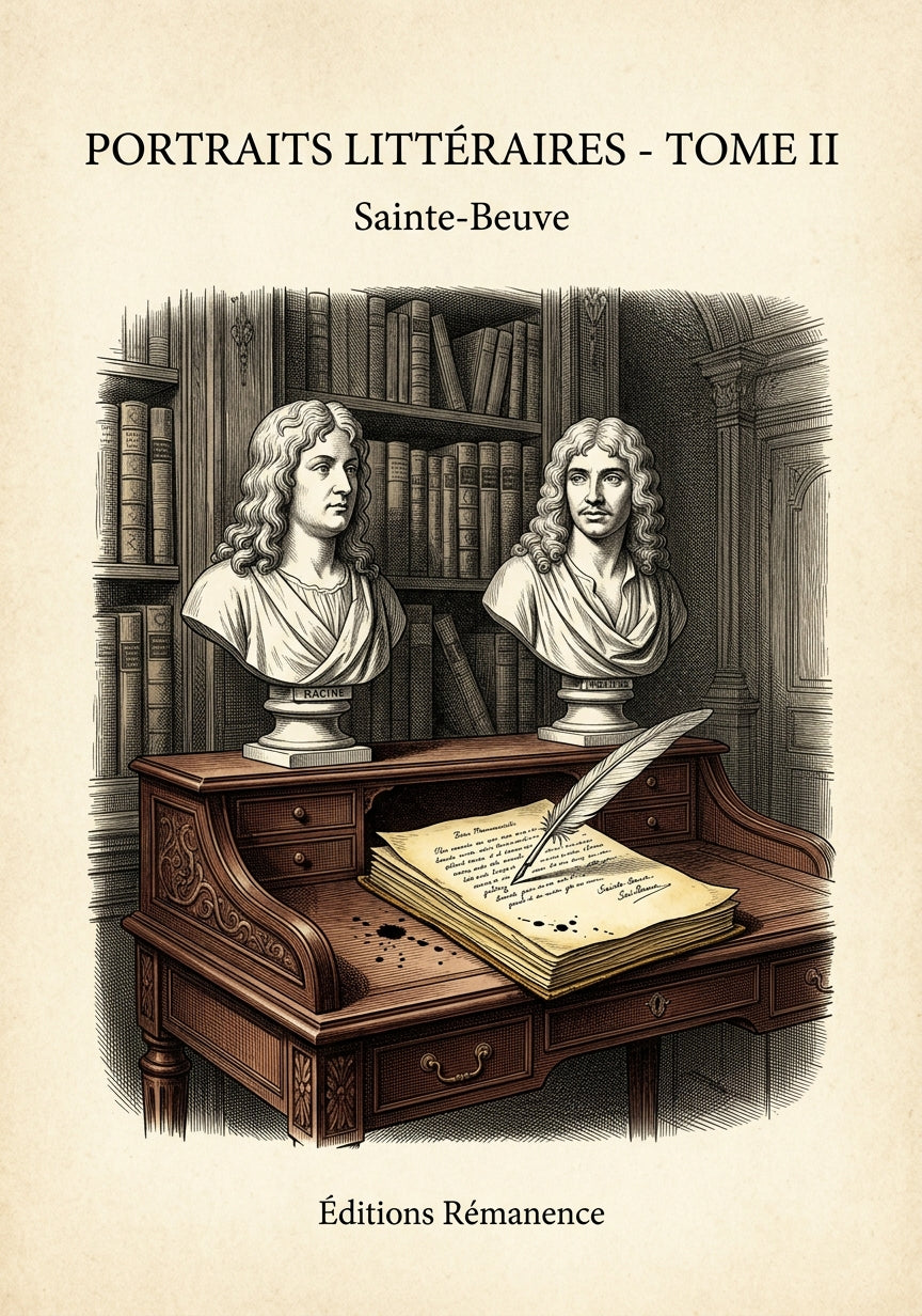 Portraits littéraires - Tome II - Sainte-Beuve (Couverture)