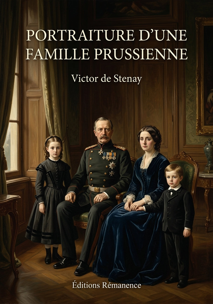Livre Portraiture d’une famille prussienne par Victor de Stenay - Couverture - Editions Remanence