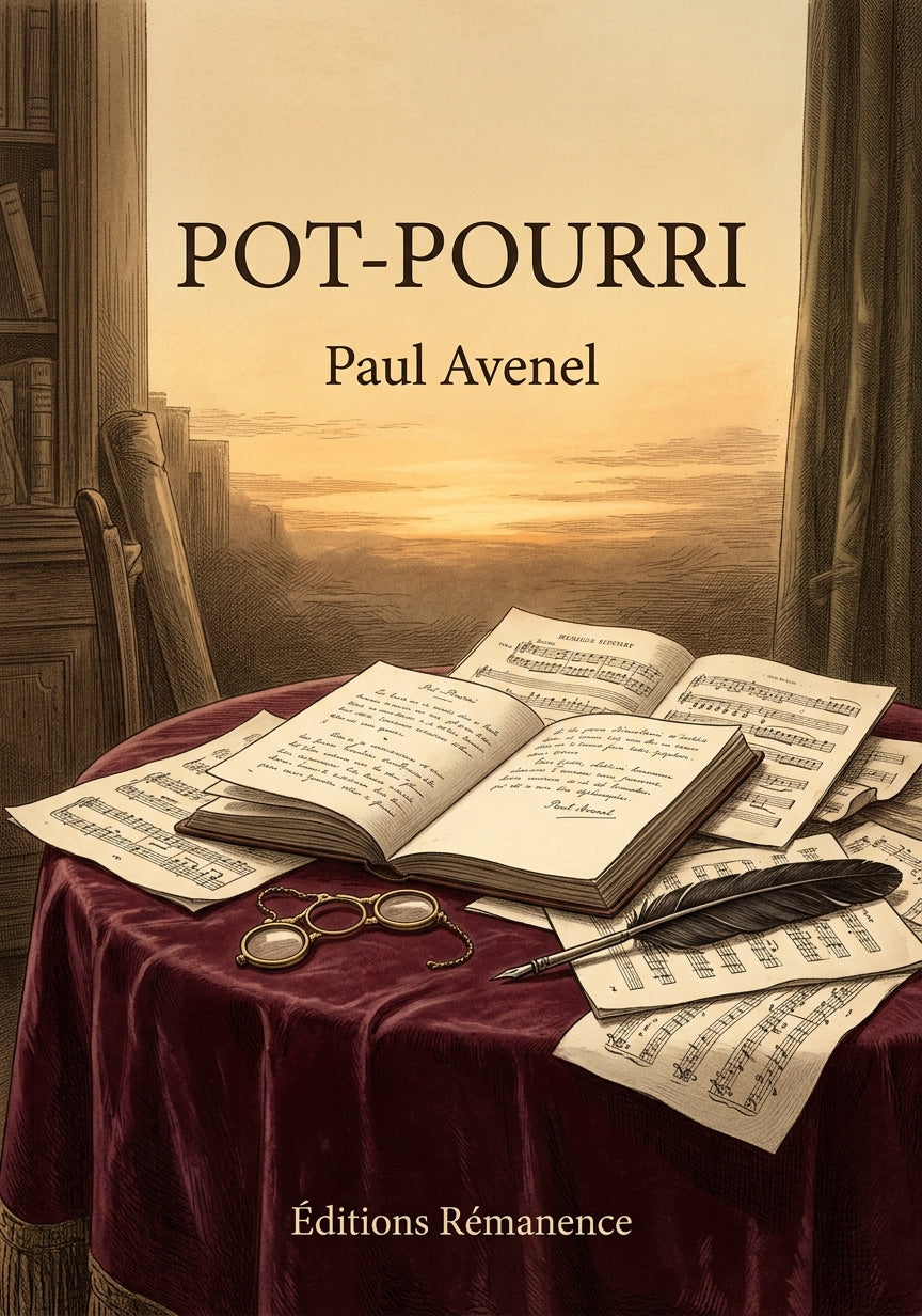 Livre Pot-Pourri par Paul Avenel - Couverture - Editions Remanence