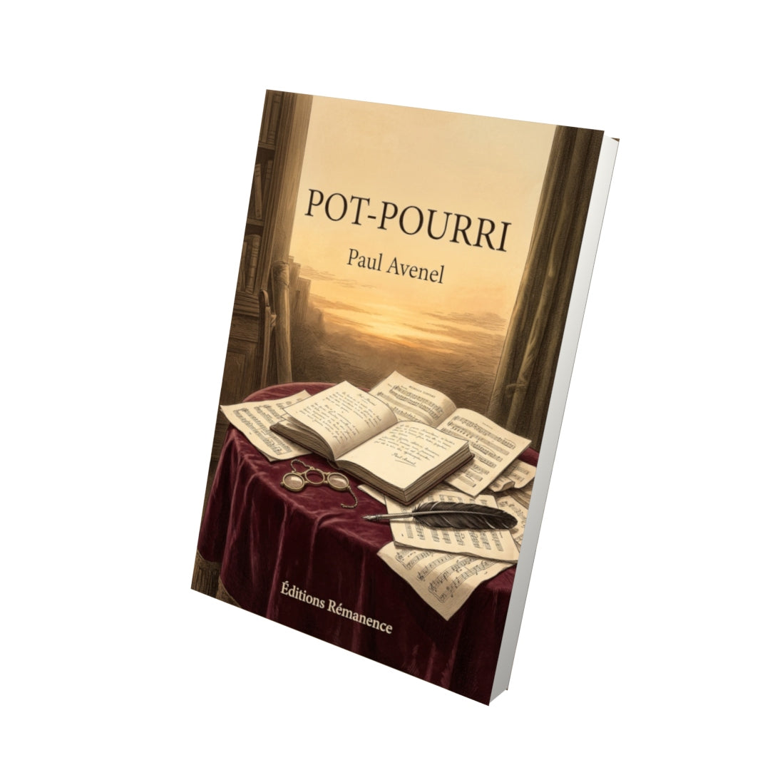 Livre Pot-Pourri par Paul Avenel - Vue 3D - Editions Remanence