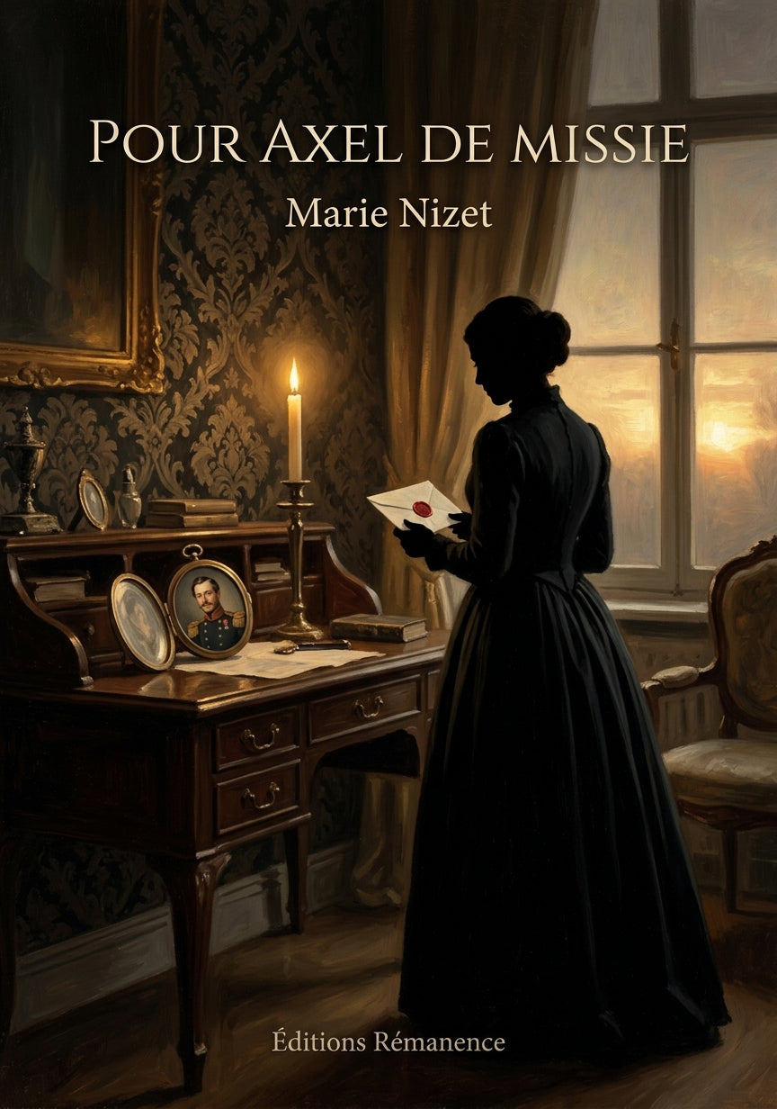 Livre Pour Axel de Missie par Marie Nizet - Couverture - Editions Remanence