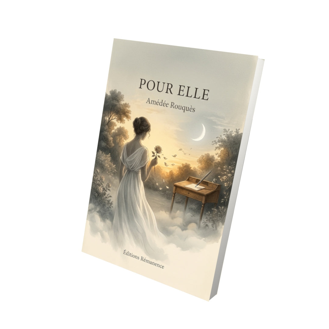 Livre Pour elle par Amédée Rouquès - Vue 3D - Editions Remanence