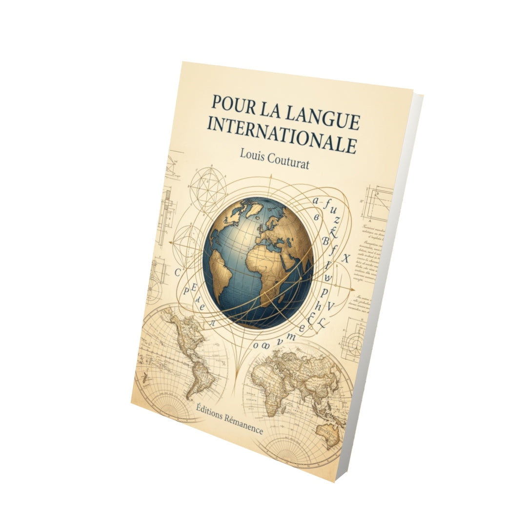 Livre Pour la Langue Internationale par Louis Couturat - Vue 3D - Editions Remanence