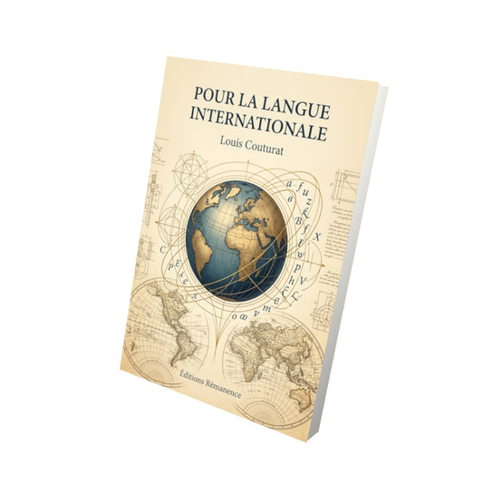 Livre Pour la Langue Internationale par Louis Couturat - Vue 3D - Editions Remanence