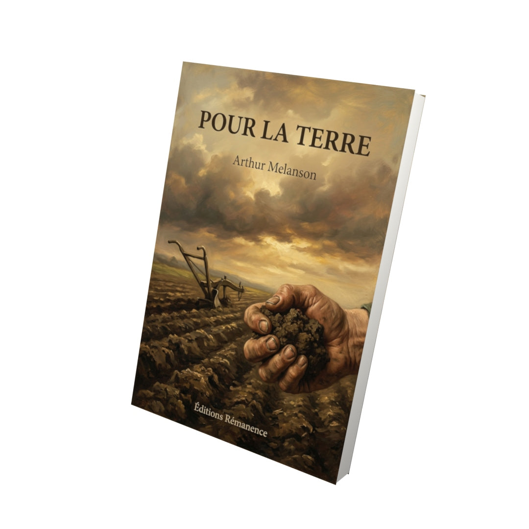 Livre Pour la terre par Arthur Melanson - Vue 3D - Editions Remanence