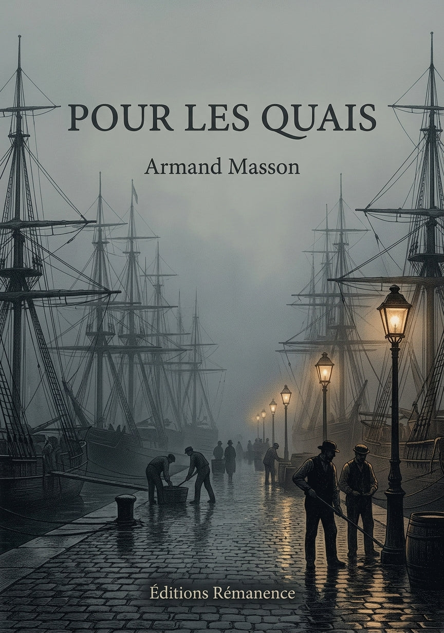 Livre Pour les quais par Armand Masson - Couverture - Editions Remanence