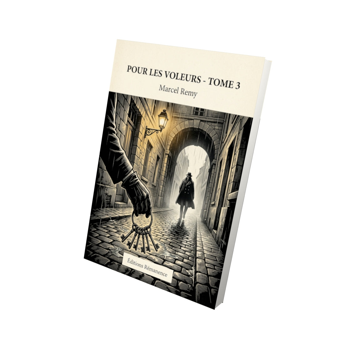 Livre Pour les voleurs - Tome 3 par Marcel Remy - Vue 3D - Editions Remanence