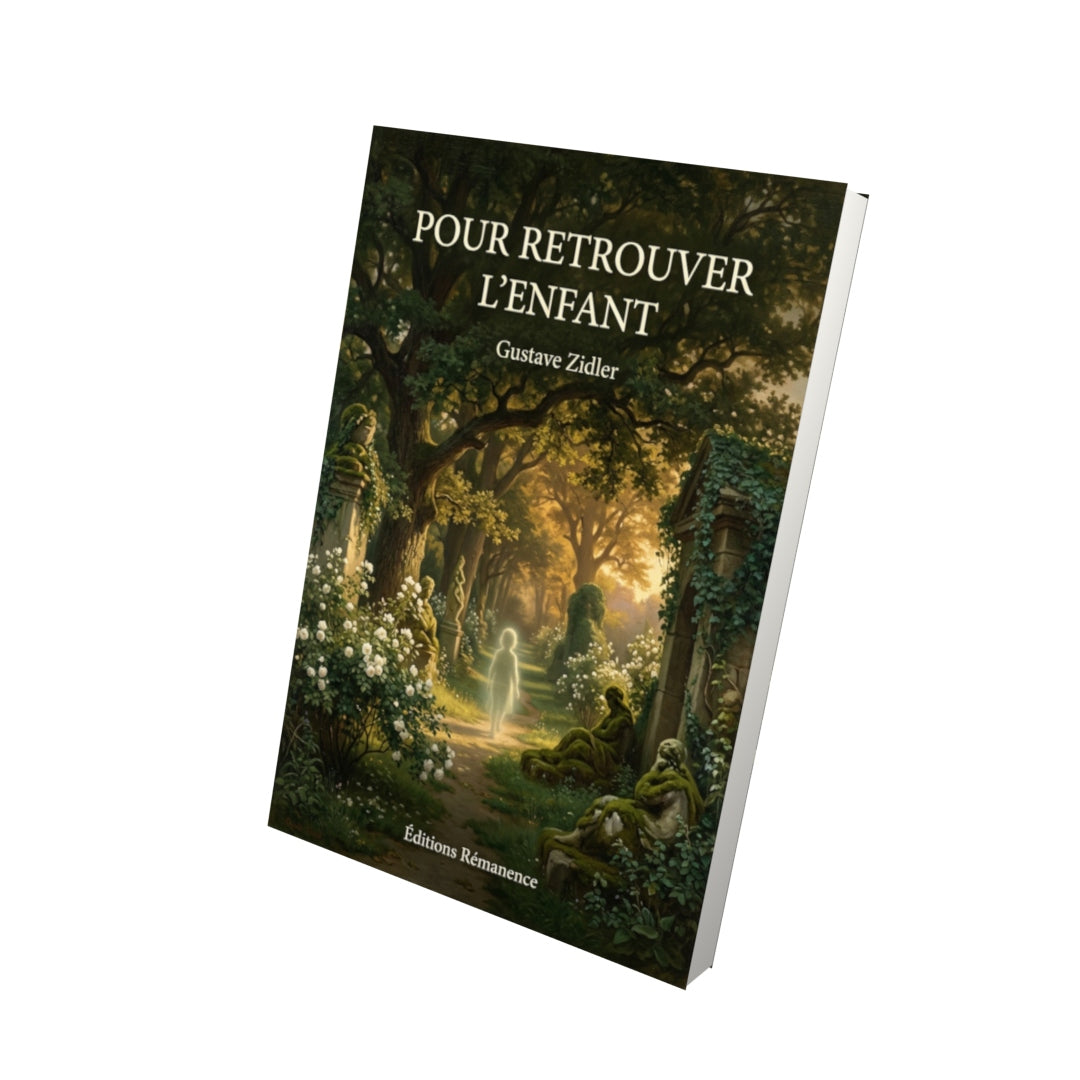 Livre Pour Retrouver l’Enfant par Gustave Zidler - Vue 3D - Editions Remanence