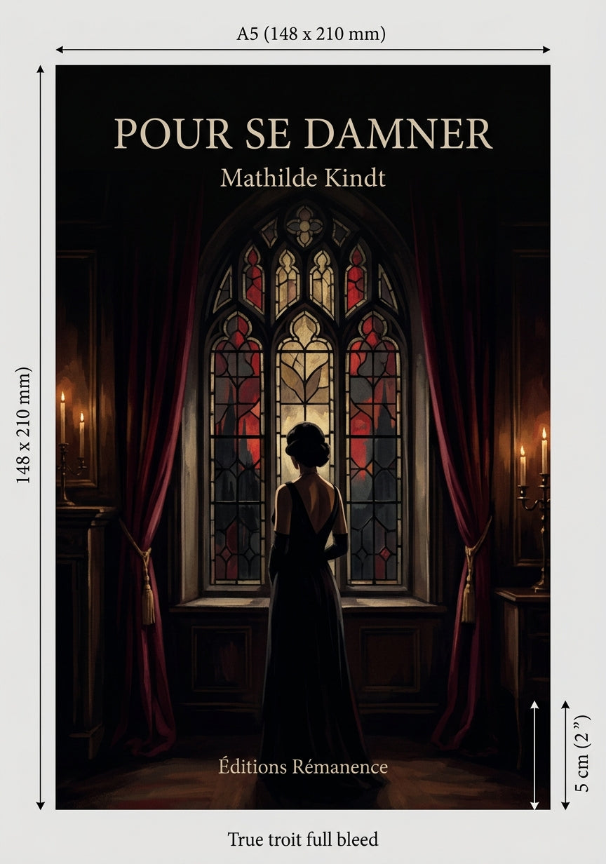 Livre Pour se damner par Mathilde Kindt - Couverture - Editions Remanence
