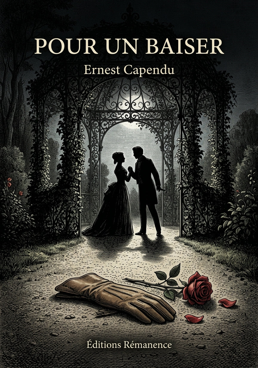 Livre Pour un baiser par Ernest Capendu - Couverture - Editions Remanence
