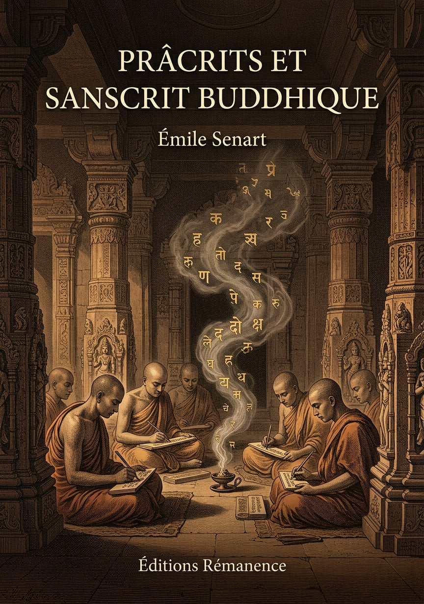 Livre Prâcrits et sanscrit buddhique par Émile Senart - Couverture - Editions Remanence