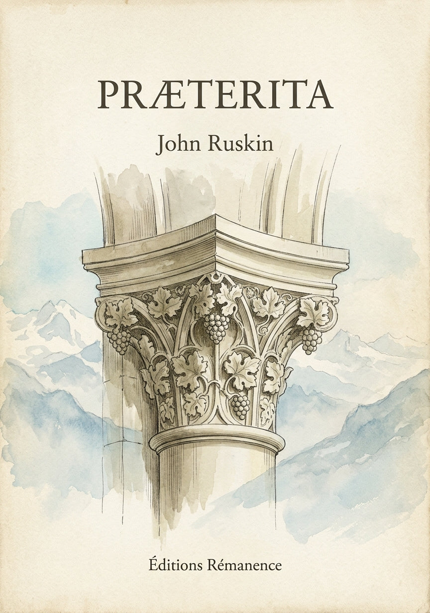 Præterita - John Ruskin (Couverture)