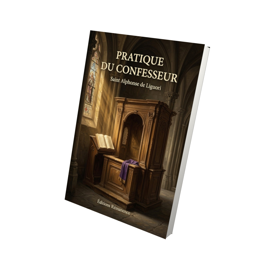 Livre Pratique du confesseur - Saint Alphonse de Liguori - Vue 3D - Editions Remanence