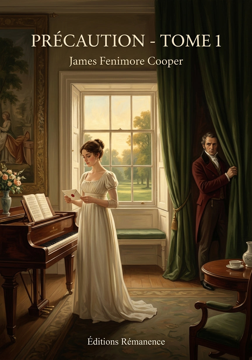 Livre Précaution - Tome 1 par James Fenimore Cooper - Couverture - Editions Remanence