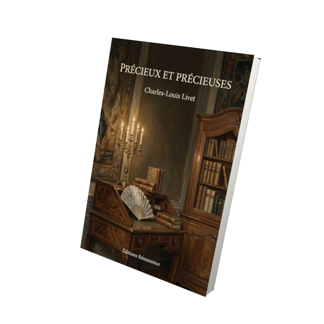 Livre Précieux et Précieuses par Charles-Louis Livet - Vue 3D - Editions Remanence
