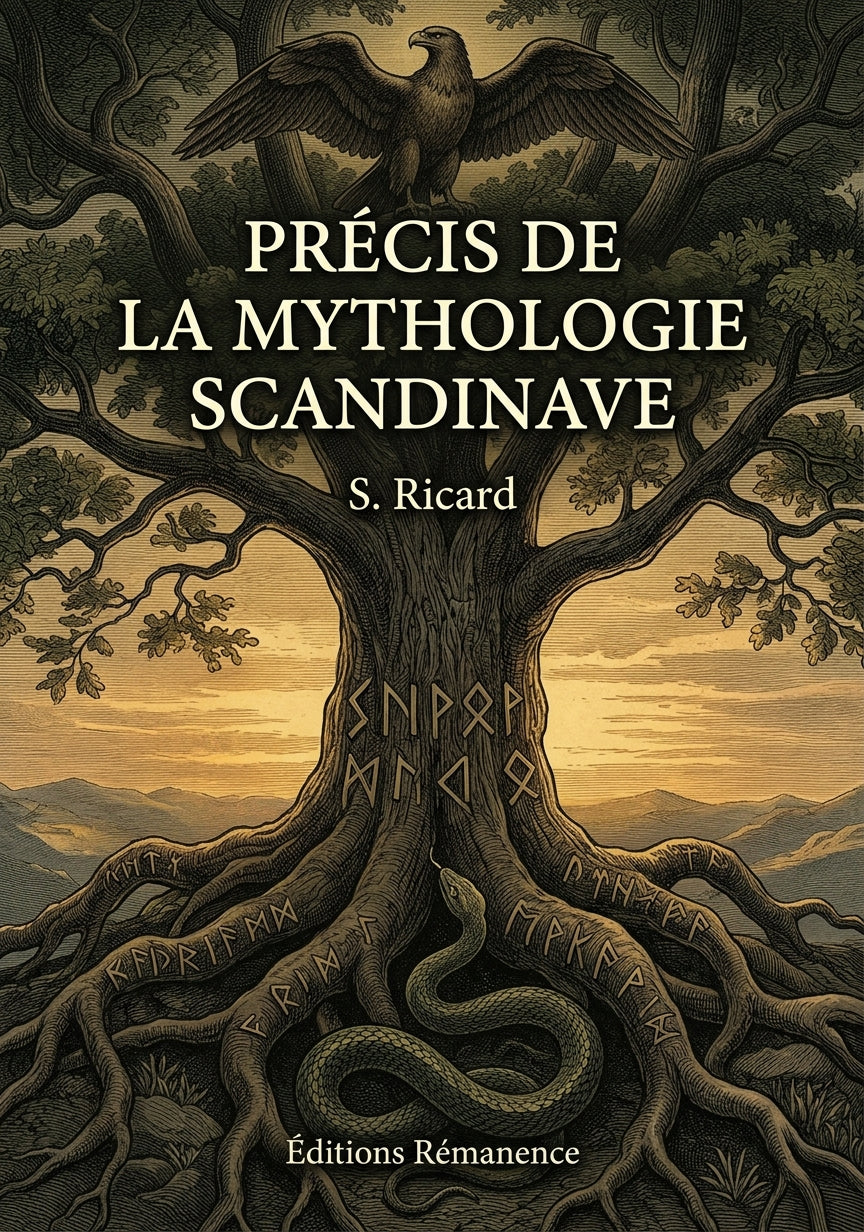 Livre Précis de la mythologie scandinave par S. Ricard - Couverture - Editions Remanence