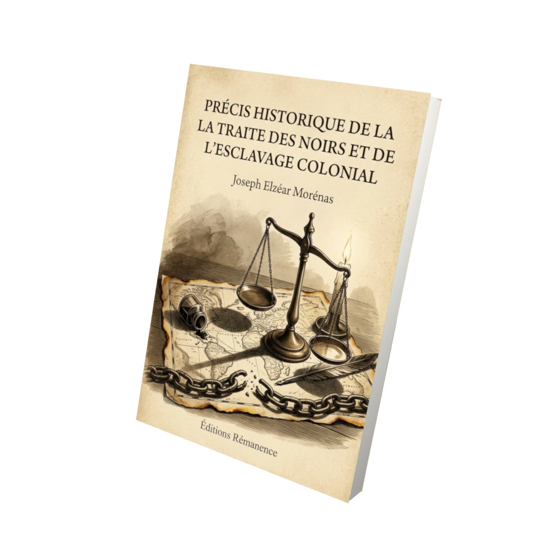 Livre Précis historique de la traite des noirs et de l'esclavage colonial par Joseph Elzéar Morénas - Vue 3D - Editions Remanence
