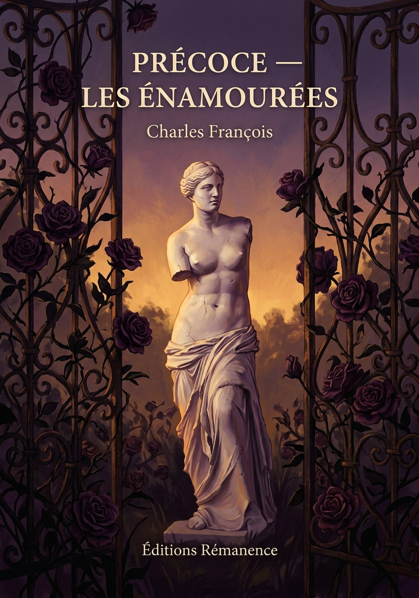 Livre Précoce — Les Énamourées par Charles François - Couverture - Editions Remanence