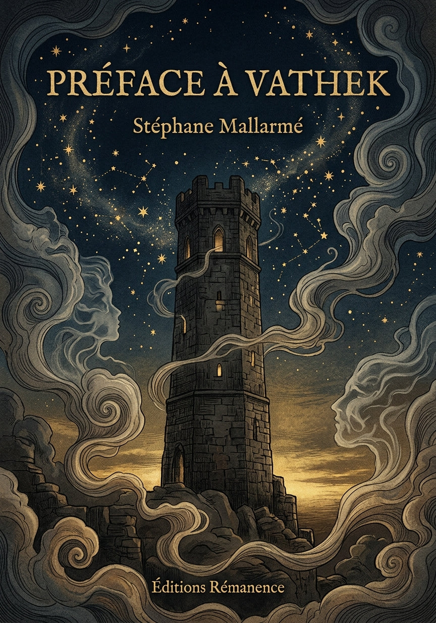 Livre Préface à Vathek par Stéphane Mallarmé - Couverture - Editions Remanence