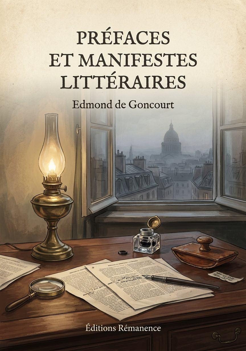 Préfaces et manifestes littéraires - Edmond de Goncourt (Couverture)