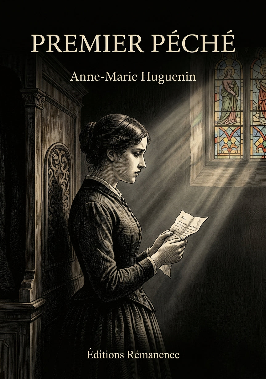 Livre Premier péché par Anne-Marie Huguenin - Couverture - Editions Remanence