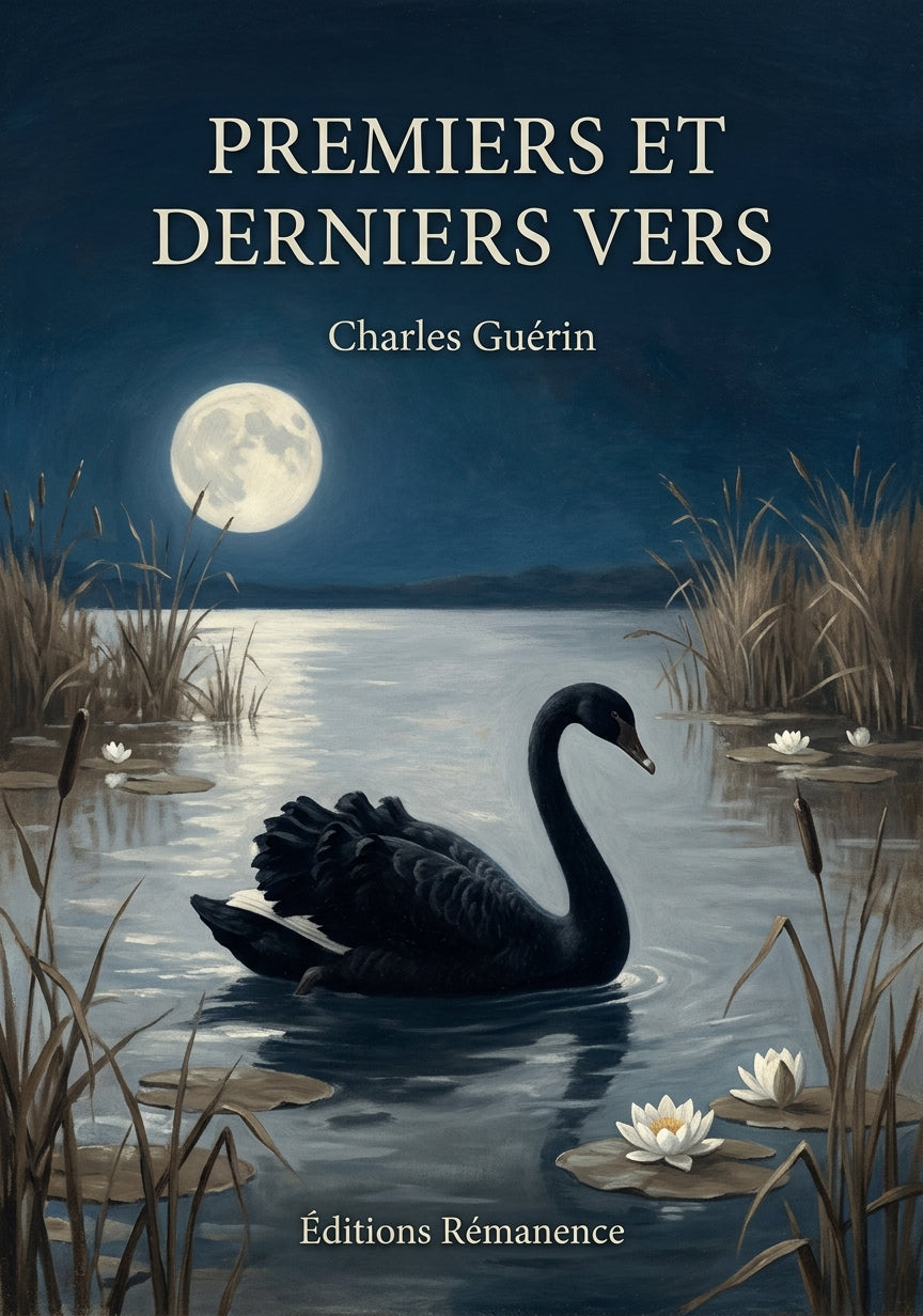 Livre Premiers et derniers Vers par Charles Guérin - Couverture - Editions Remanence
