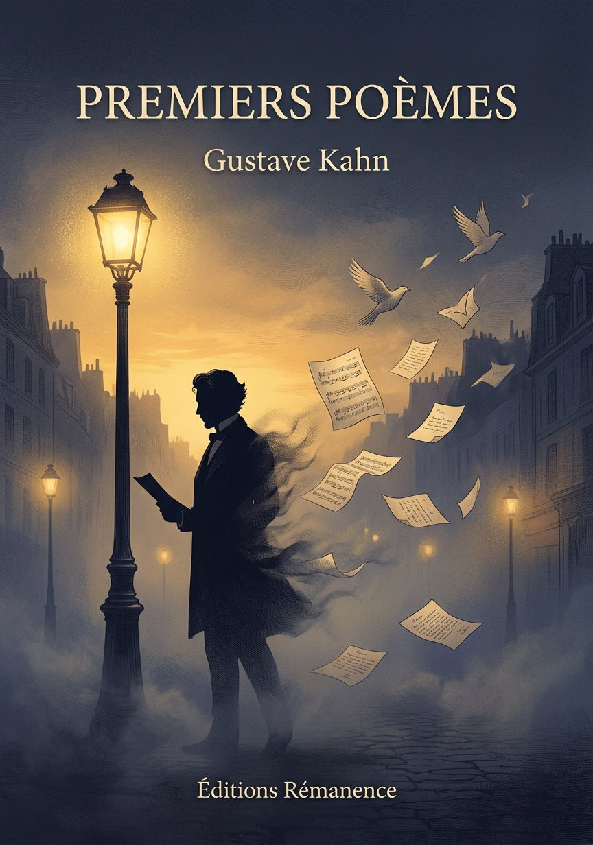Livre Premiers poèmes par Gustave Kahn - Couverture - Editions Remanence