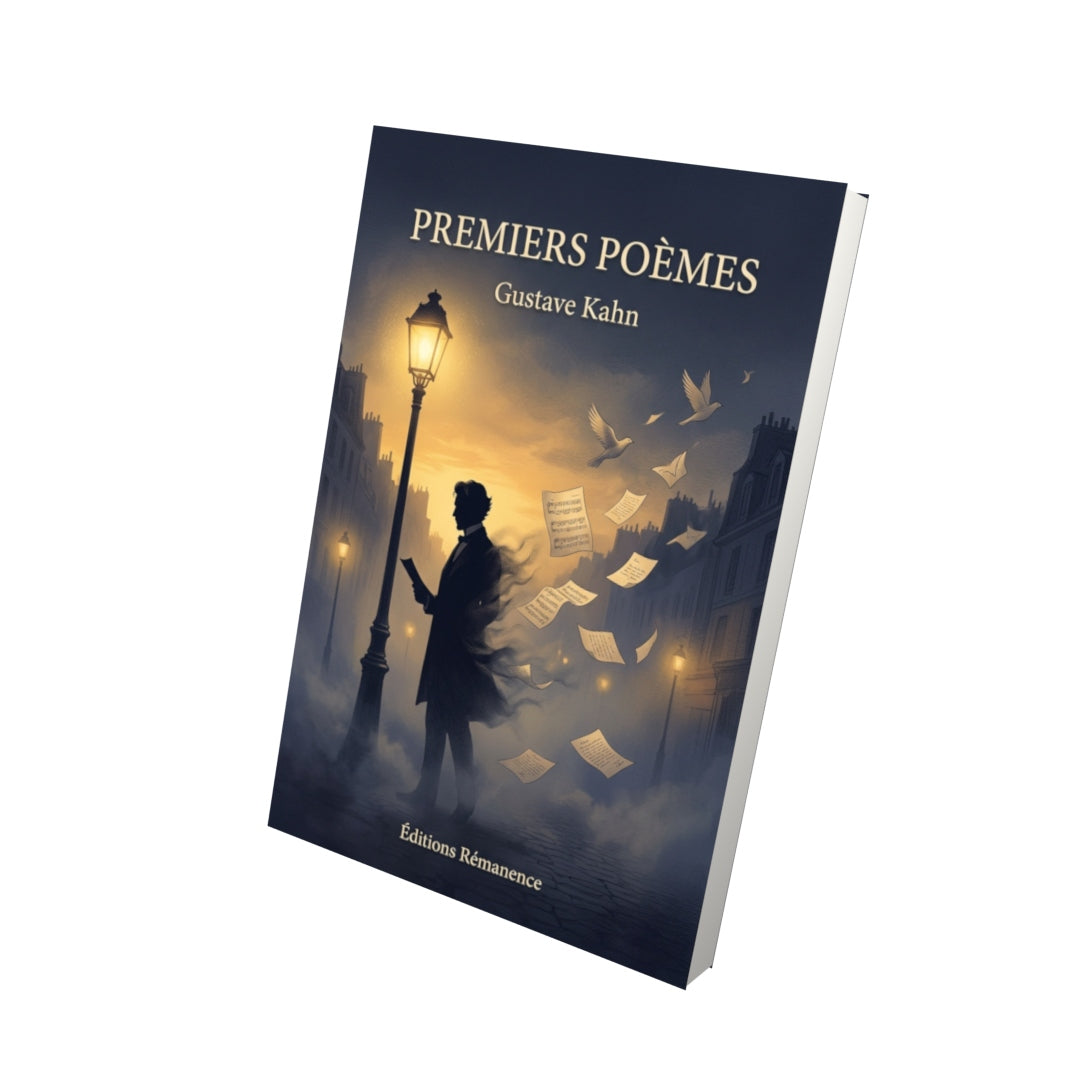Livre Premiers poèmes par Gustave Kahn - Vue 3D - Editions Remanence
