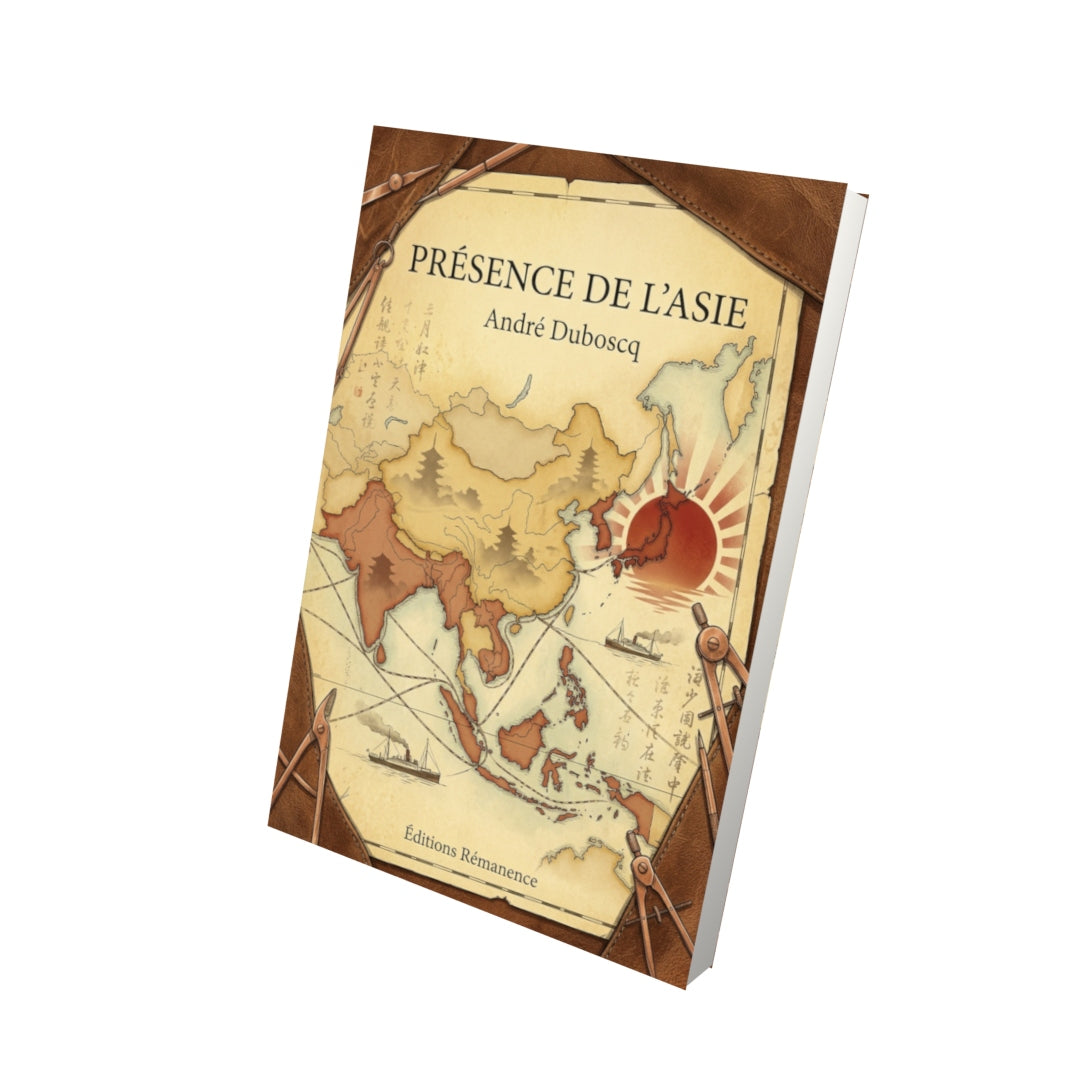 Livre Présence de l’Asie par André Duboscq - Vue 3D - Editions Remanence